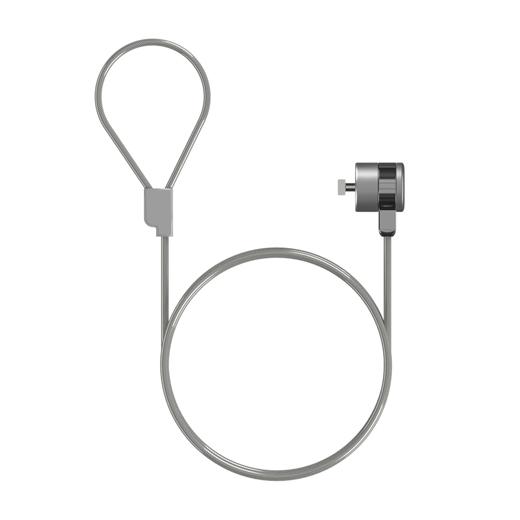 AISENS - CABLE DE SEGURIDAD CON CERRADURA DE LLAVE PARA ORDENADOR, PORTATIL, MONITOR 1,5 M (Ref.ASLK-D40K02-SL)