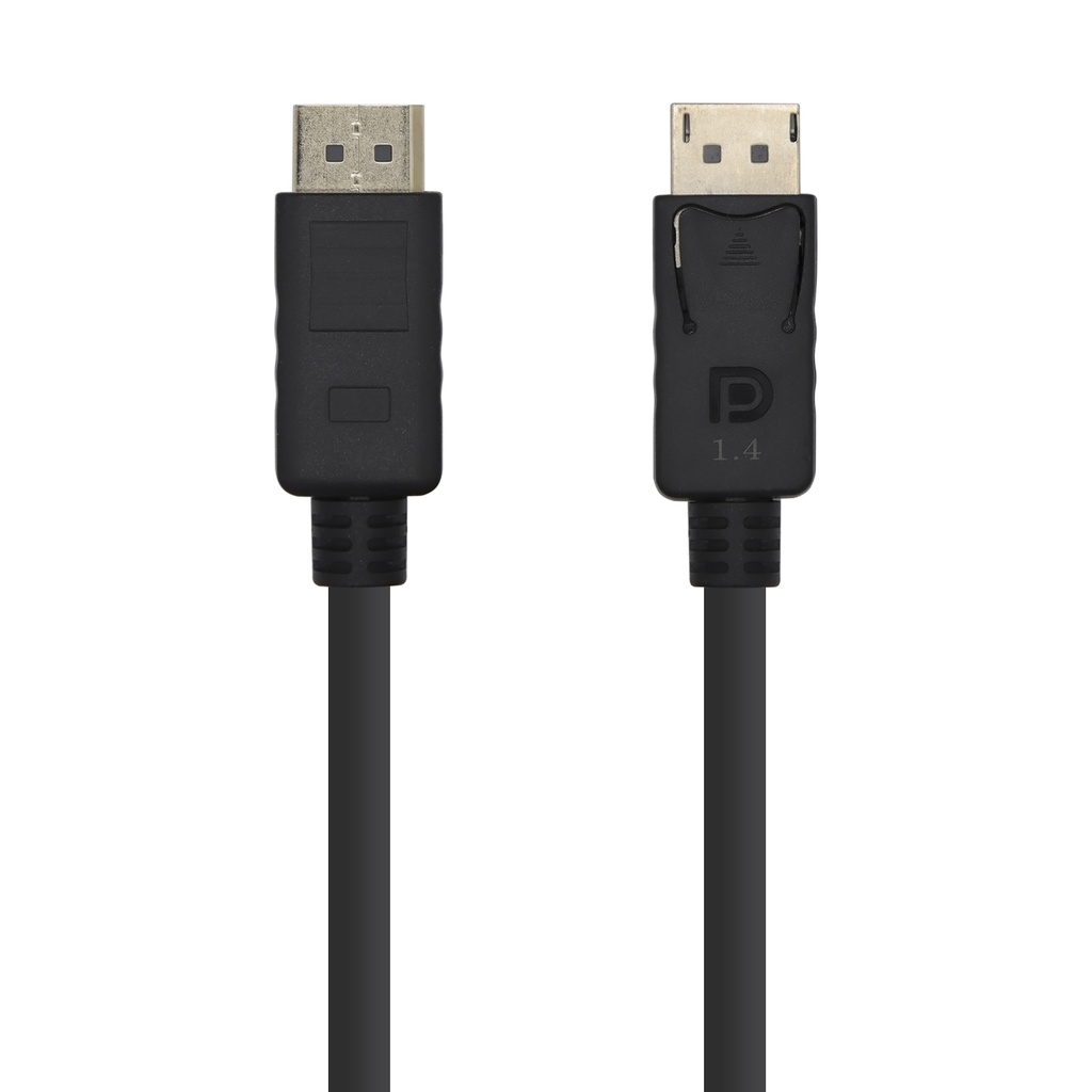 AISENS - CABLE DISPLAYPORT V1.4 8K@60HZ, DP/M-DP/M, NEGRO, 2.0M (Ref.A149-0390)