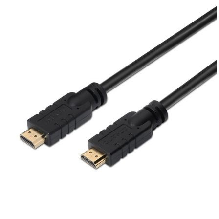 AISENS - CABLE HDMI ALTA VELOCIDAD / HEC CON REPETIDOR, A/M-A/M, NEGRO, 15M (Ref.A119-0103)