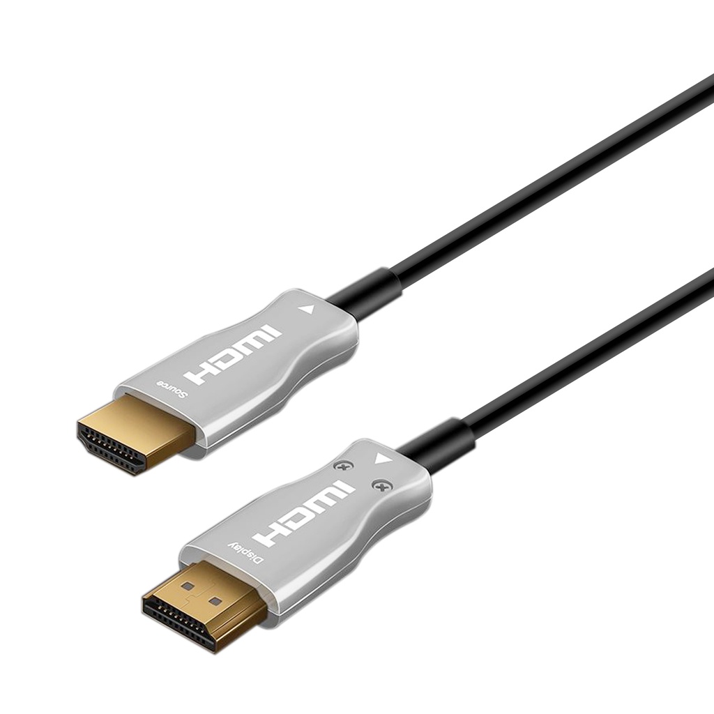 AISENS - CABLE HDMI V2.0 AOC PREMIUM ALTA VELOCIDAD / HEC 4K@60HZ 18GBPS, A/M-A/M, NEGRO, 50M (Ref.A148-0380)