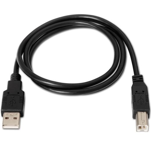 AISENS - CABLE USB 2.0 IMPRESORA TIPO A/M - B/M NEGRO 3,0M (Ref.A101-0007)