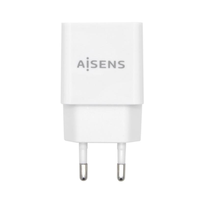AISENS - CARGADOR USB 10W ALTA EFICIENCIA 5V/2A BLANCO (Ref.A110-0526)