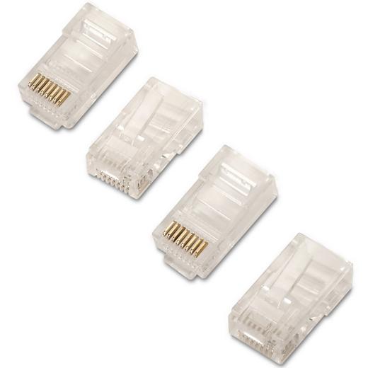 AISENS - CONECTOR RJ45 8 HILOS CAT.6 AWG24 (10 UDS) (Ref.A139-0297)