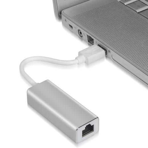 AISENS - CONVERSOR USB 3.0 A ETHERNET GIGABIT 10/100/1000 MBPS 15CM BLANCO (Ref.A106-0049)