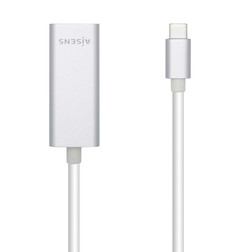 AISENS - Conversor USB3.1 GEN1 USB-C A Ethernet Gigabit 10/100/1000 MBPS, 15cm (Ref.A109-0505)