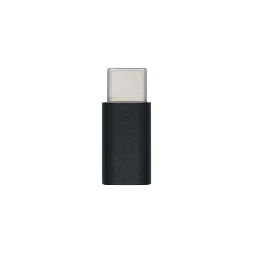 AISENS - MINI ADAPTADOR USB-C USB 2.0, TIPO MICRO-B/H-USB-C/M, NEGRO (Ref.A108-0414)