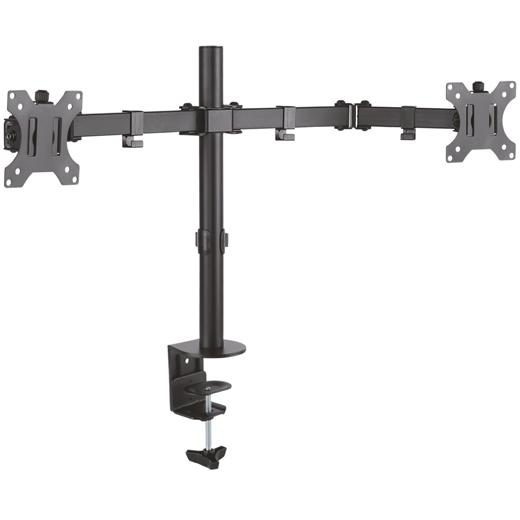 AISENS - SOPORTE DE MESA ECO GIRATORIO INCLINABLE 3 PIVOTES 2 BRAZOS PARA TV/MONITOR 8KG 13"/32" NEGRO (Ref.DT32TSR-041)