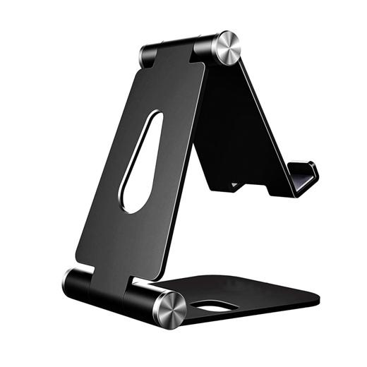 AISENS - SOPORTE DE SOBREMESA TAMAÑO M AJUSTABLE (2 PIVOTES) PARA MOVIL / TABLET, NEGRO (Ref.MS2PM-090)