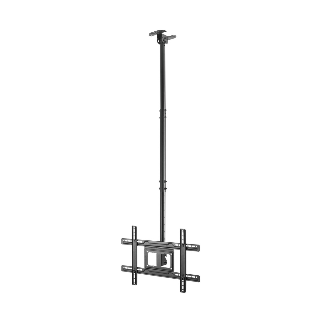 AISENS - SOPORTE DE TECHO GIRATORIO, INCLINABLE, EXTENSIBLE PARA MONITOR/TV 50KG DE 37-80, NEGRO (Ref.CT80TSE-075)