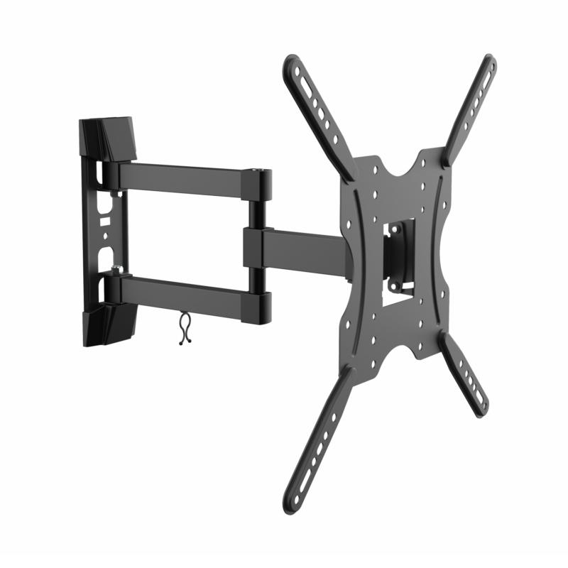 AISENS - SOPORTE ECO GIRATORIO, INCLINABLE PARA MONITOR/TV 30KG (3 PIVOTES) DE 32-55, NEGRO (Ref.WT55TSE-059)