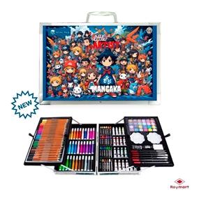 ALEX BOG - MALETÍN DE ALUMINIO 150 PIEZAS SET ART STUDIO LITTLE ARTIST SPACE C/SURTIDOS (Ref.AB-0900)