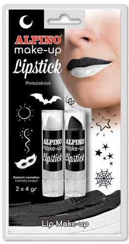 ALPINO - MAQUILLAJE MAKE-UP PINTALABIOS NEGRO&BLANCO BLISTER DE 2 (Ref.DL000179)