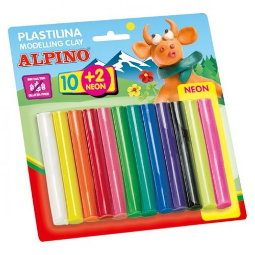 ALPINO - PLASTILINA BLISTER 10+2 17GR (Ref.DP000018)