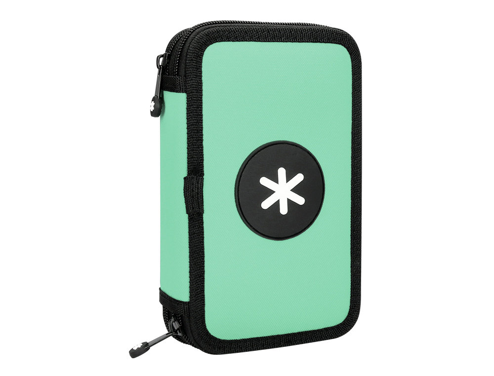 ANTARTIK - PLUMIER ESCOLAR DOBLE COLOR MENTA 28 PIEZAS (Ref.TK72)