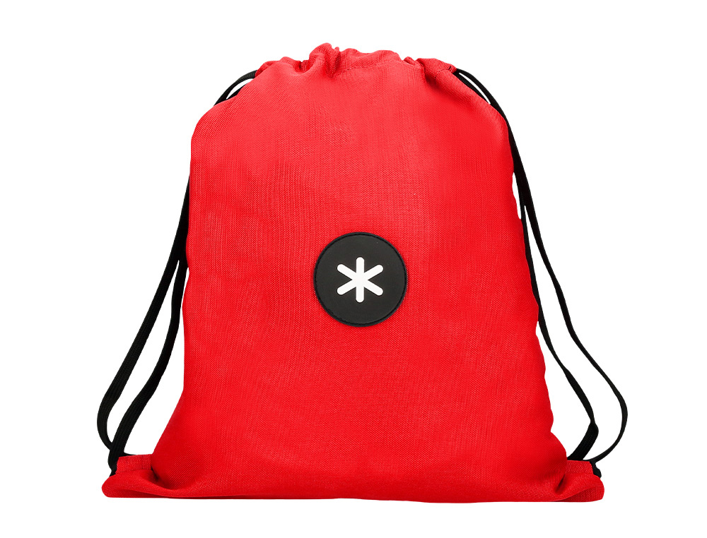 ANTARTIK - SACO PLANO BOLSILLO INTERIOR CON CREMALLERA COLOR ROJO 350X400 MM (Ref.TK42)