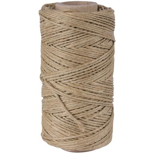 APLI - BOBINA DE CUERDA DE CÁÑAMO 80M 100GR MARRÓN (Ref.13125)