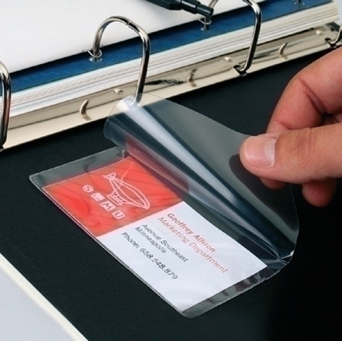 APLI - FUNDA ADHESIVA 55x102mm BOLSILLO para ETIQUETAS PAQUETE de 6 (Ref.2614)