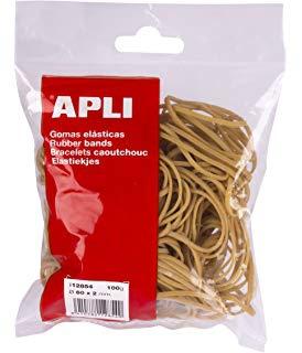 APLI - GOMA ELÁSTICA MARRÓN CAUCHO 60X2MM 1KG (Ref.13743)