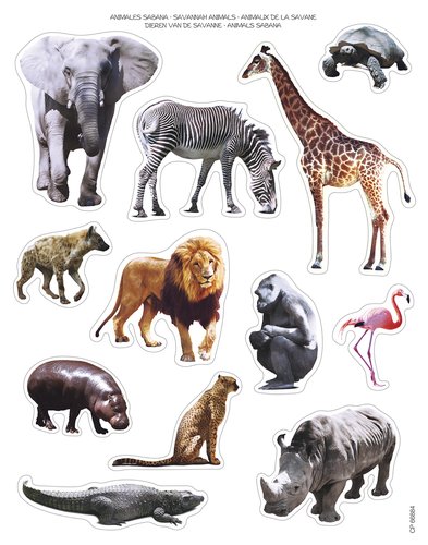 APLI - GOMETS BOLSA 2h ANIMALES SABANA REMOVIBLES () (Ref.16621)