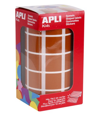 APLI - GOMETS ROLLO 59h CUADRADO 20 mm MARRON 1.770 uds. () (Ref.11501)