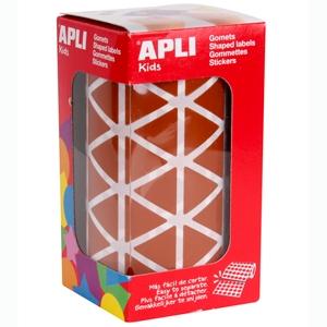 APLI - GOMETS ROLLO 59h TRIANGULO 20 mm MARRON 2.832 uds. () (Ref.11496)