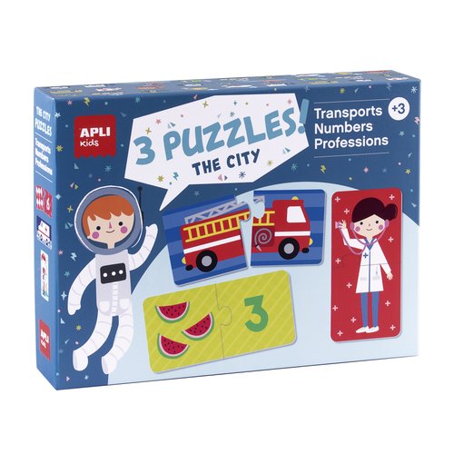 APLI - JUEGO KIDS 3 EN 1 GAMES IN THE CITY (Ref.18797)