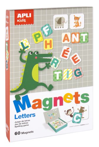 APLI - JUEGO MAGNETICO LETRAS 60 PIEZAS (Ref.16816)