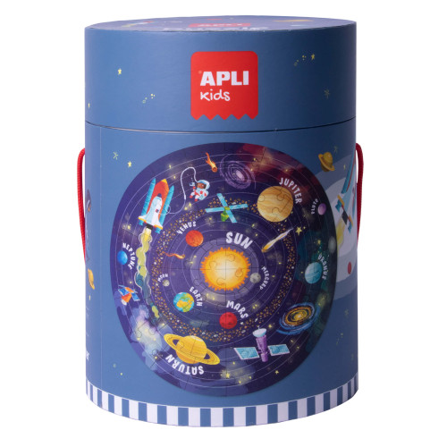 APLI - PUZZLE EDUCATIVO KIDS 48 PIEZAS CIRCULAR SISTEMA SOLAR (+5 años) (Ref.18200)