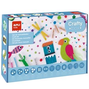 APLI - SET DE MANUALIDADES CRAFTY BOX +4 AÑOS (Ref.19258)