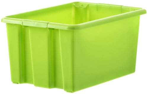 ARCHIVO 2000 - CAJA ALMACENAMIENTO A.2000 14 LITROS DE PP APILABLE SIN TAPA VERDE KIWI (Tapa WFS01SL80X para combinar) (Ref.WFS01S80X KW)