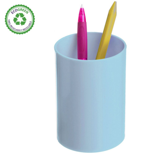 ARCHIVO 2000 - PORTALÁPICES ECOGREEN 100% RECICLADO Y RECICLABLE AZUL PASTEL 75X105 MM (Ref.771 AZ PS)