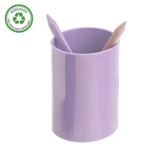 ARCHIVO 2000 - PORTALÁPICES ECOGREEN 100% RECICLADO Y RECICLABLE MALVA PASTEL 75X105 MM (Ref.771 ML PS)