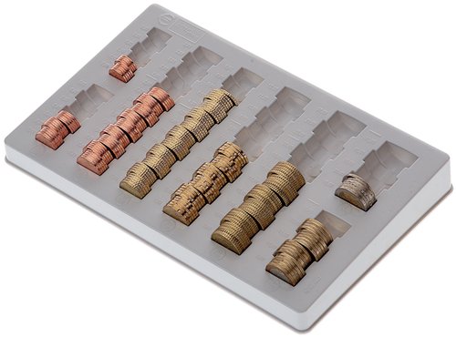 ARCHIVO 2000 - PORTAMONEDAS EUROS 6 COLUMNAS (Ref.7432 GS)