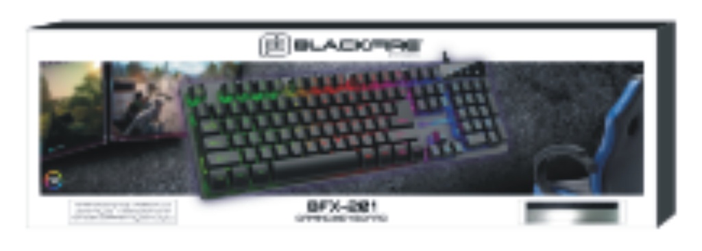 ARDISTEL - BLACKFIRE PC GAMING Teclado STEEL (Ref.BFX201)