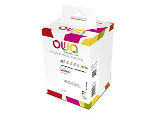 ARMOR - Owa BIJ INKJET REMAN PACK 4 REMAN.FOR CAN. PGI-1500XL BCMY Black Cyan Magenta Yellow Box (Ref.K10404OW)