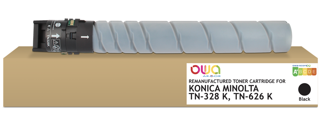 ARMOR - OWA para KONICA MINOLTA TN-328K Toner negro para bizhub C360i/C300i/C250i (Ref.K40226OW)