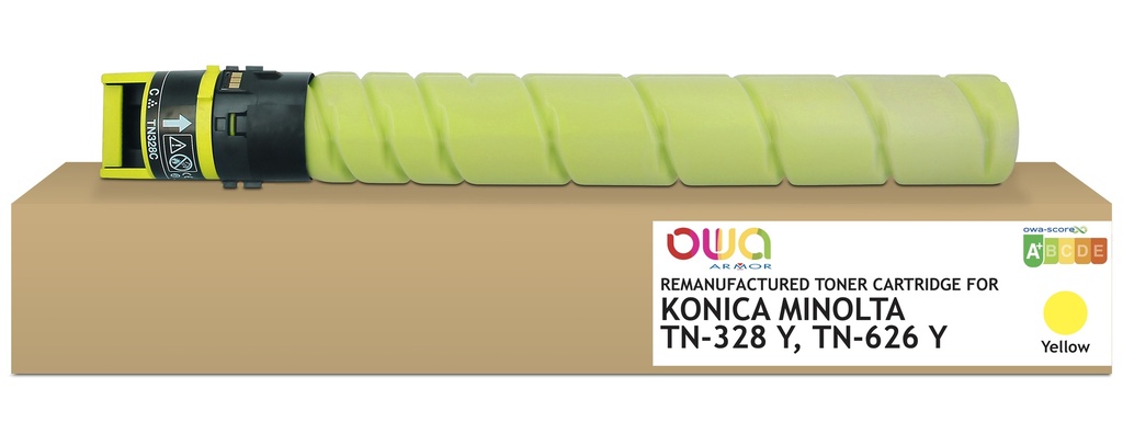 ARMOR - OWA para KONICA MINOLTA TN-328Y Toner amarillo para bizhub C360i/C300i/C250i (Ref.K40229OW)