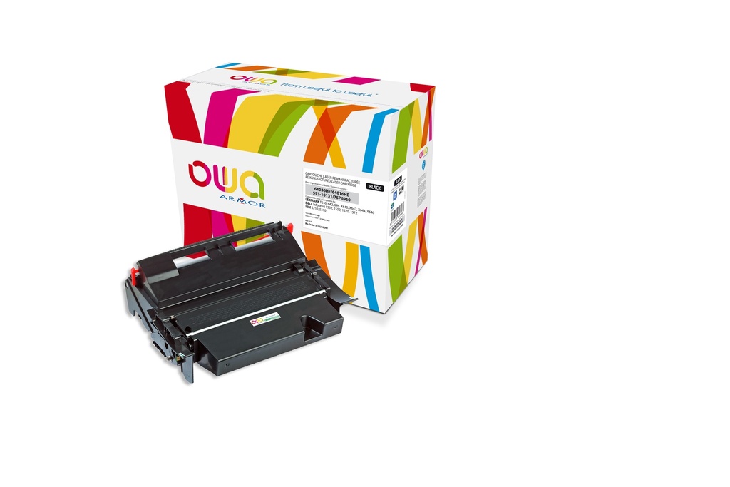 ARMOR - OWA toner compatible Infoprint 1532, 1552, 1570, 1572 Box Noir, Black HC (Ref.K12218OW)