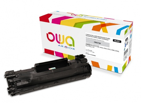 ARMOR - OWA toner compatible MF 4410, 4420, 4430, 4550, 4570, 4580, D550, Fax L150, L170 Box Noir, Bla (Ref.K15459OW)