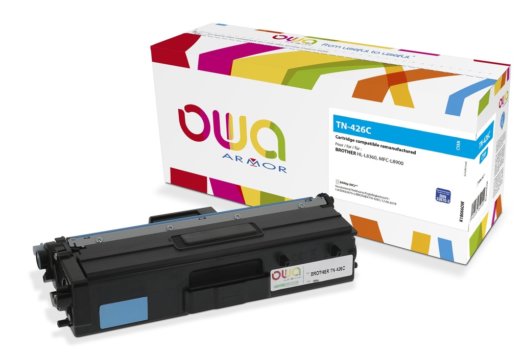 ARMOR - OWA Toner Cyan para BROTHER HL-L8360, MFC-L8900 TN-426C (Ref.K18066OW)