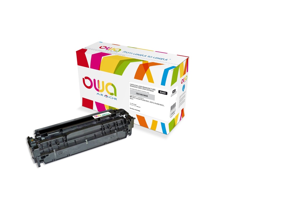 ARMOR - Toner para HP Color Laserjet Pro 300 M351, M375, Pro400 M451, M475 Negro (Ref.K15579OW)