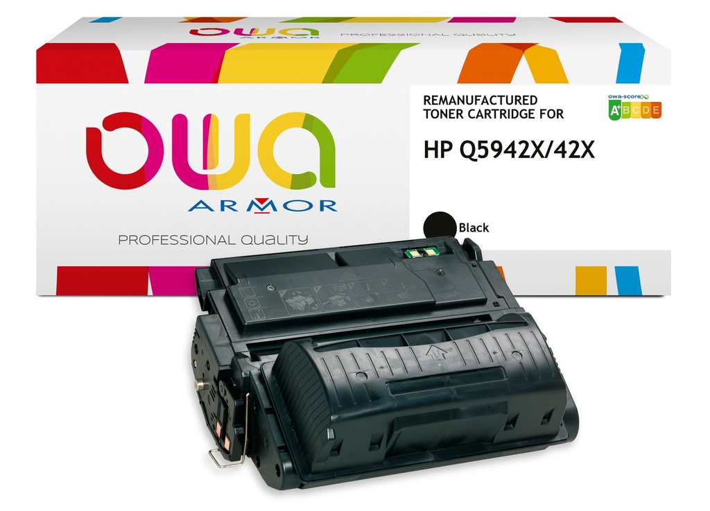 ARMOR - Toner para HP Laserjet 4250, 4350 Noir, Black Q5942X (Ref.K12157OW)