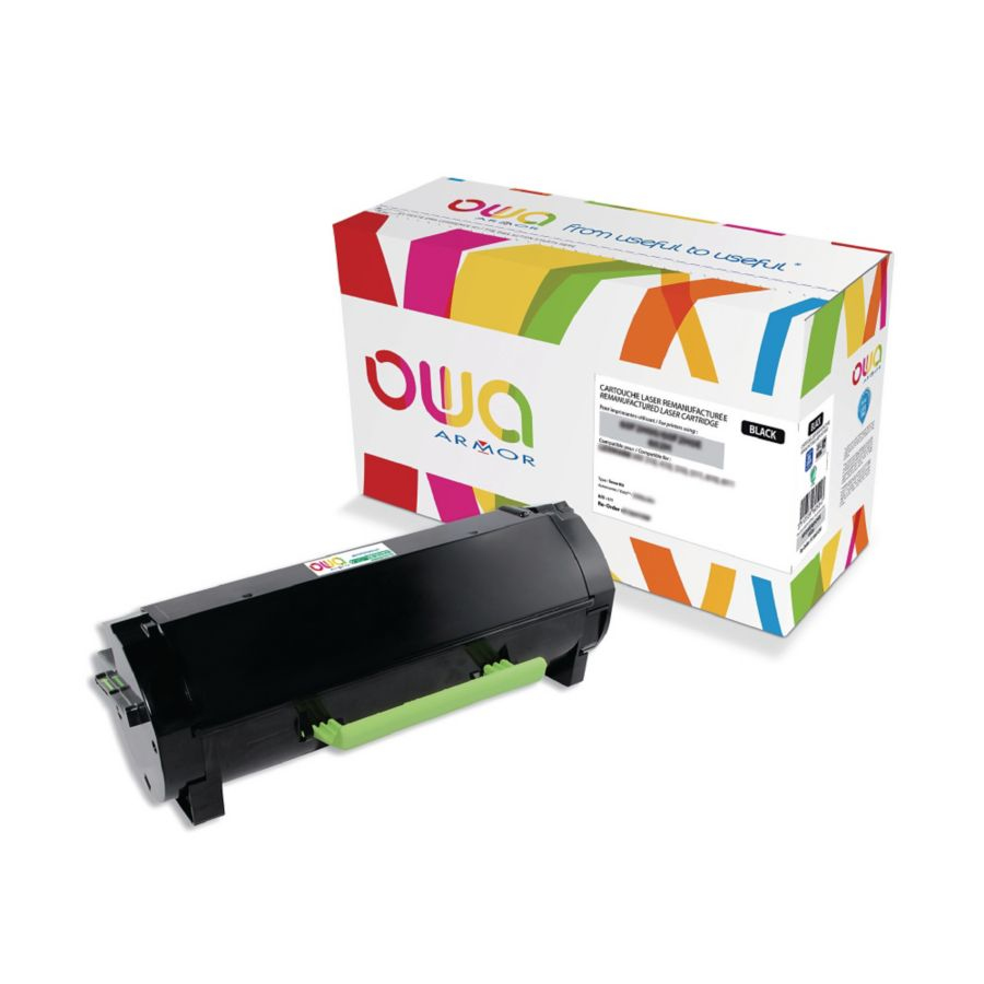 ARMOR - Toner para Lexmark MX310, 410, 510, 511, 610, 611 Toner kit Noir, Black (Ref.K15641OW)