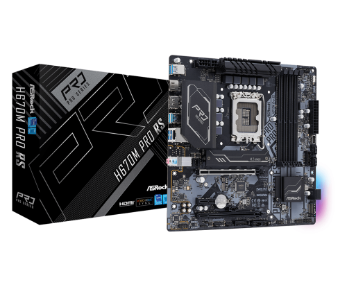 ASROCK - H670M Pro RS LGA 1700 (Ref.90-MXBHK0-A0UAYZ)