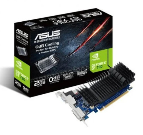 ASUS - GT730-SL-2GD5-BRK NVIDIA GeForce GT 730 2 GB GDDR5 (Ref.90YV06N2-M0NA00)