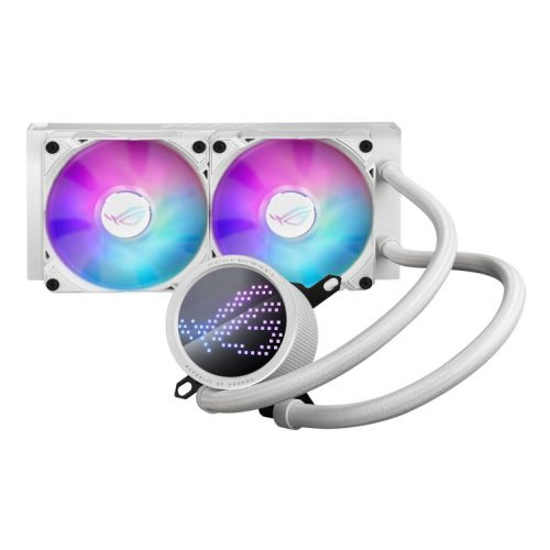 ASUS - SISTEMA DE REFRIGERACION LIQUIDA PARA CPU ROG RYUO III 240 ARGB WHT,OLED DE COLOR,AURA SYNC RGB,VENTILADORES DE RADIADOR ROG DE 240 MM (Ref.90RC00J2-M0UAY0)