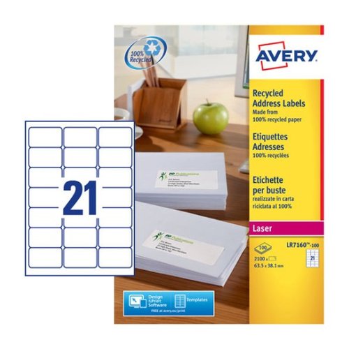 AVERY - ETIQ.IMP. LR7160 15H 63,5x38,1 (Ref.LR7160-15)
