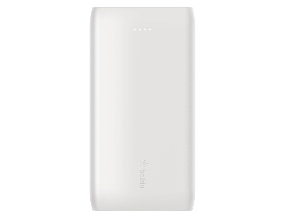 BELKIN - BATERIA AUXILIAR BOOST CHARGE USB-C 18W + USB-A 12W PD 10K CABLE USB-C COLOR BLANCO (Ref.BPB001BTWH)