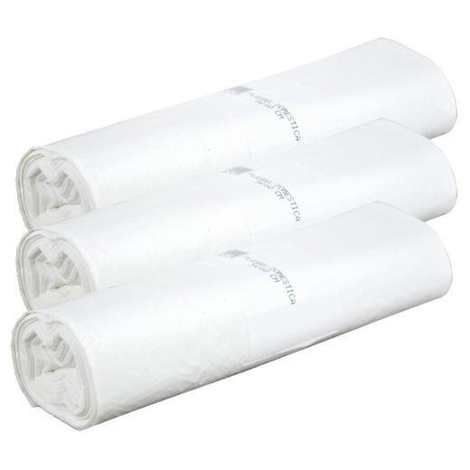 BELSACK - BOLSAS DE BASURA DOMESTICA G55 30L 54X60 BLANCA -ROLLO 20U- (Ref.8004)