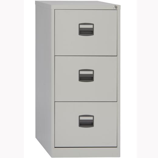 BISLEY - ARCHIVADOR METALICO 3 CAJONES ARCHIVO CARPETAS COLGANTES A4 FONDO 40CM GRIS (Ref.PFA3F-V7)